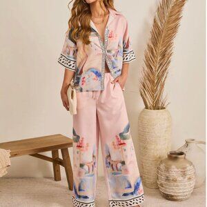 Vici Pink Artistic Swim Coverup Set